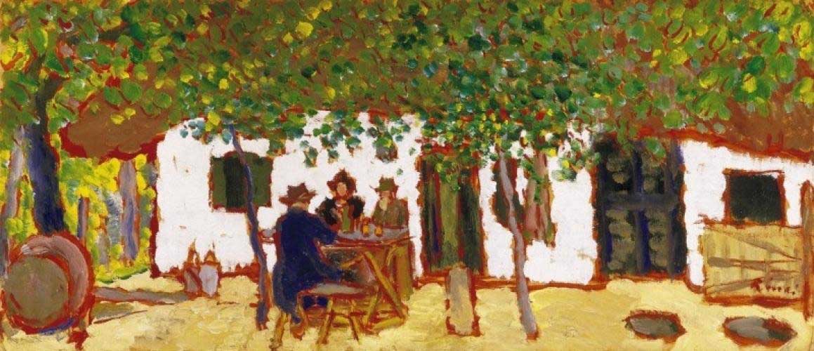 Jozsef Rippl-Ronai In the Vineyard